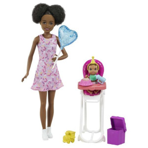 Barbie Opiekunka Zestaw + Lalki GRP41