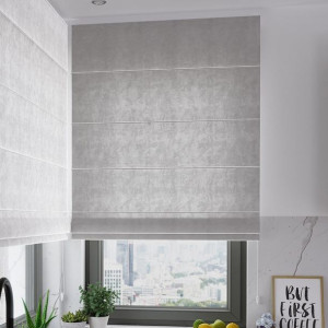 Velvi, roleta rzymska, szerokość 120 cm x wysokość 170cm, kolor 021 pastelo