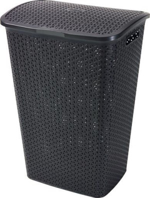 Kosz na bieliznę CURVER My Style 216581 (55l  1 komora  kolor ciemnobrązowy