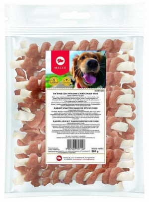 MACED Przysmak pałeczki wołowe z królikiem 500g