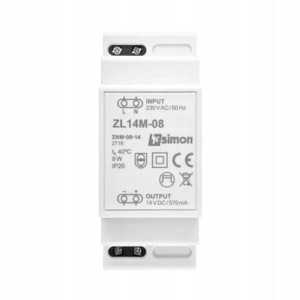 KONTAKT SIMON 54 Zasilacz LED Modułowy 14V DC 8W