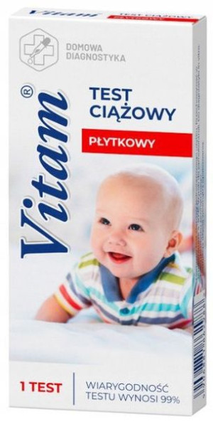 Vitam Test ciążowy płytkowy 1sztuka