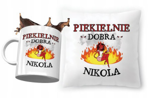 Zestaw Dla Nikoli Poduszka + Kubek na Prezent