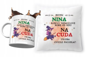 Zestaw Dla Niny Poduszka + Kubek na Prezent