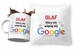 Zestaw Dla Olafa Poduszka + Kubek na Prezent
