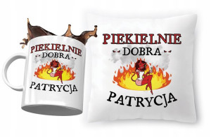 Zestaw Dla Patrycji Poduszka + Kubek na Prezent