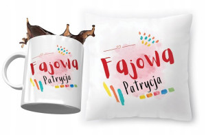 Zestaw Dla Patrycji Poduszka + Kubek na Prezent