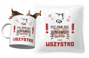 Zestaw Dla Patryka Poduszka + Kubek na Prezent