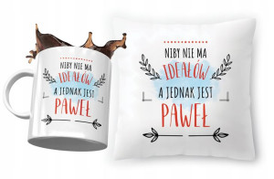 Zestaw Dla Pawła Poduszka + Kubek na Prezent