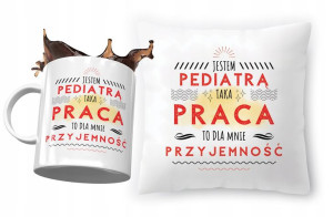 Zestaw Dla Pediatry Poduszka + Kubek na Prezent