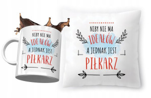 Zestaw Dla Piłkarza Poduszka + Kubek na Prezent