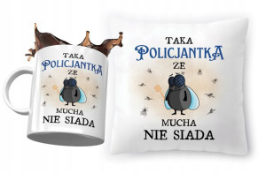 Zestaw Dla Policjanta Poduszka + Kubek na Prezent