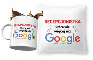 Zestaw Dla Recepcjonistki Poduszka + Kubek Prezent