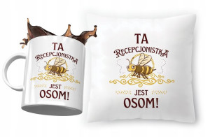 Zestaw Dla Recepcjonistki Poduszka + Kubek Prezent