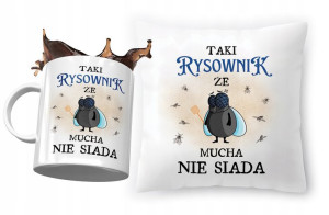 Zestaw Dla Rysownika Poduszka + Kubek na Prezent