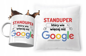 Zestaw Dla Standupera Poduszka + Kubek Prezent
