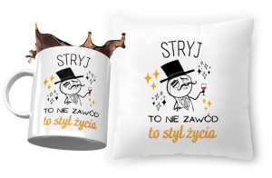 Zestaw Dla Stryja Poduszka + Kubek Prezent