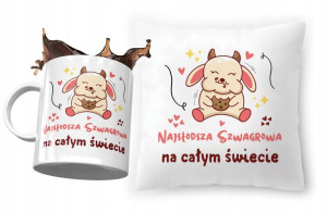Zestaw Dla Szwagrowej Poduszka + Kubek Prezent