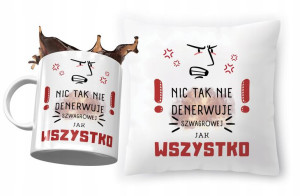 Zestaw Dla Szwagrowej Poduszka + Kubek Prezent