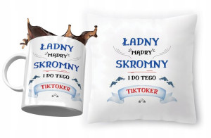 Zestaw Dla TikTokera Poduszka + Kubek na Prezent