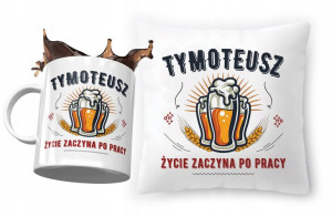 Zestaw Dla Tymoteusza Poduszka + Kubek na Prezent