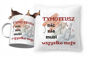 Zestaw Dla Tymoteusza Poduszka + Kubek na Prezent