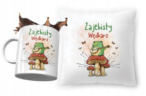Zestaw Dla Wędkarza Poduszka + Kubek na Prezent