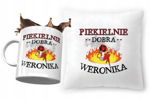 Zestaw Dla Weroniki Poduszka + Kubek na Prezent
