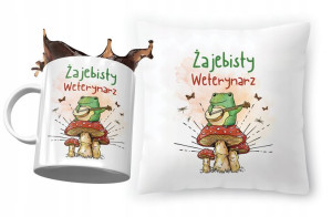 Zestaw Dla Weterynarza Poduszka + Kubek na Prezent