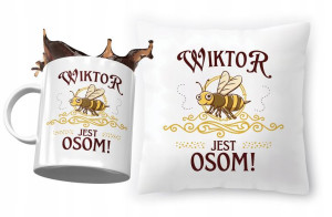 Zestaw Dla Wiktora Poduszka + Kubek na Prezent
