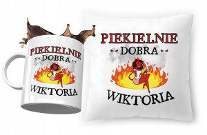 Zestaw Dla Wiktorii Poduszka + Kubek na Prezent