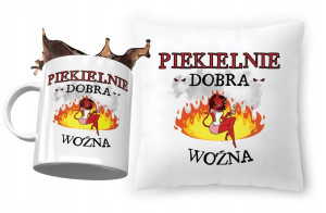Zestaw Dla Woźnej Poduszka + Kubek na Prezent