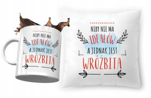 Zestaw Dla Wróżbity Poduszka + Kubek na Prezent