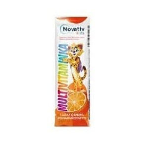 Novativ Kids Multivitaminka, lizaki o smaku pomarańczowym, 1 szt.