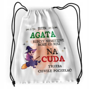 Plecak Dla Agaty Szkolny Worek Torba