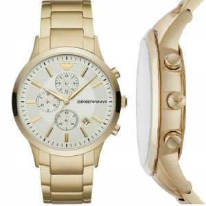 Męski Złoty Zegarek Emporio Armani Oryginalny