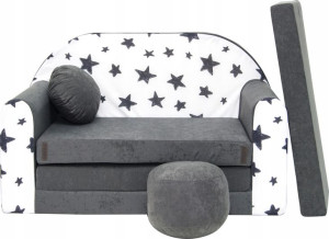 KANAPA SOFA rozkładana dla dzieci łózko poduszka