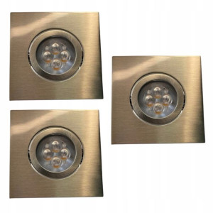 Halogen Led Zestaw 3szt 280lm 3w Radiator