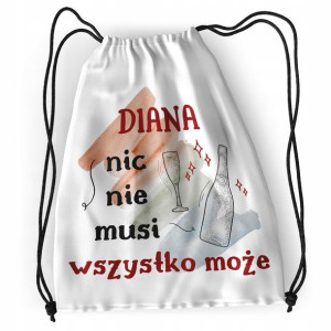 Plecak Dla Diany Sportowy Szkolny Worek Torba