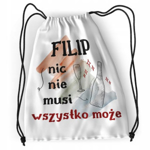 Plecak Dla Filipa Sportowy Szkolny Worek Torba