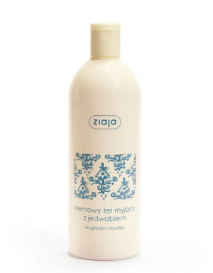 ZIAJA Kremowy Żel myjący z JEDWABIEM 500ml