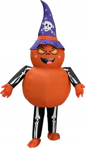Dmuchany Halloween Kostium Dyni Dla Dorosłych