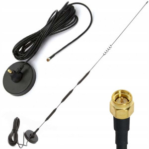 Antena Magnetyczna Gsm 3g 4g Lte 8m 15dbi Sma 74cm