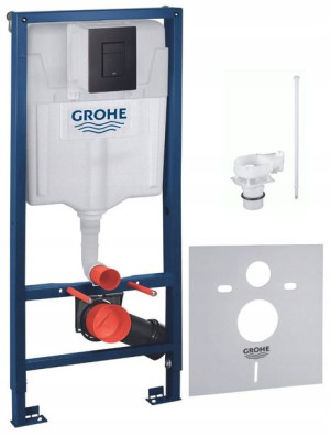 Stelaż podtynkowy do WC 113 cm, 5w1 + przycisk
