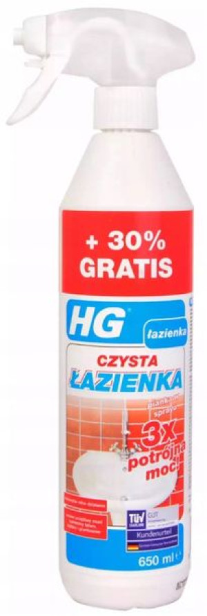 Pianka Czysta łazienka potrójna moc 650 ml HG