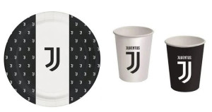 Talerzyki Kubki Papierowe Juventus 8szt Party Kid