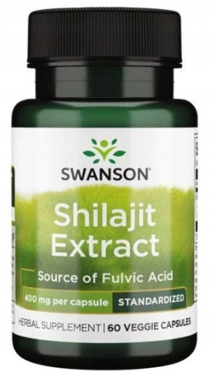 Swanson Shilajit ekstrakt 60kaps. VEGE Mumio