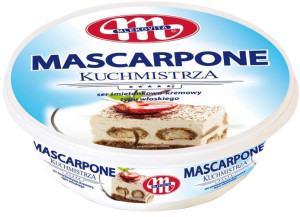 Mascarpone Kuchmistrza 250 g Mlekovita - ser śmietankowy kremowy typu włosk
