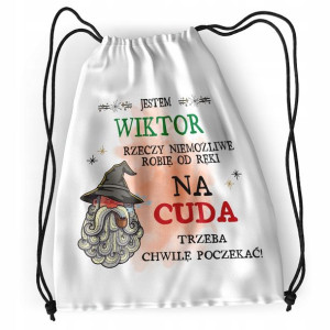 Plecak Dla Wiktora Sportowy Szkolny Worek Torba