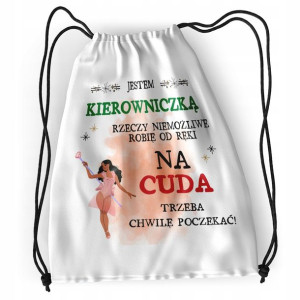 Plecak Kierowniczki Sportowy Szkolny Worek Torba